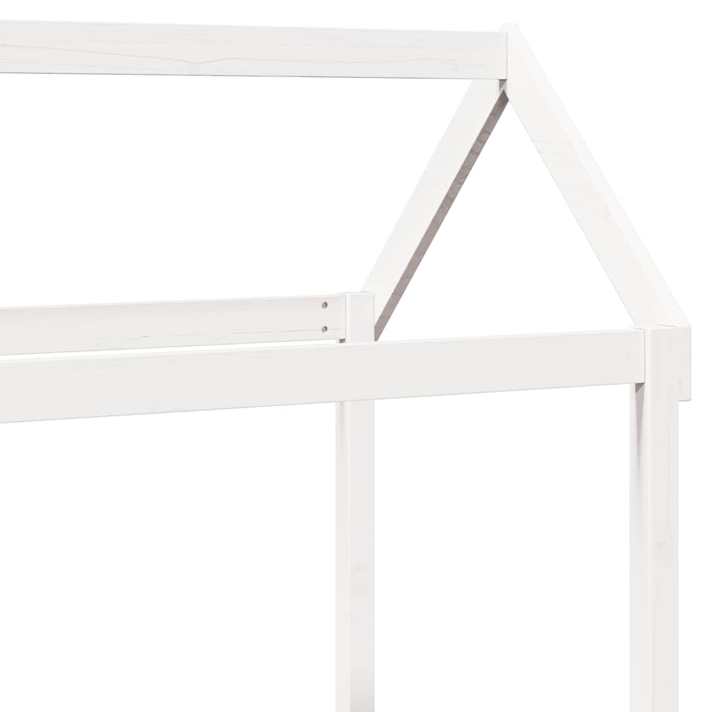 stel til husseng 98x70x176,5 cm massivt fyrretræ hvid
