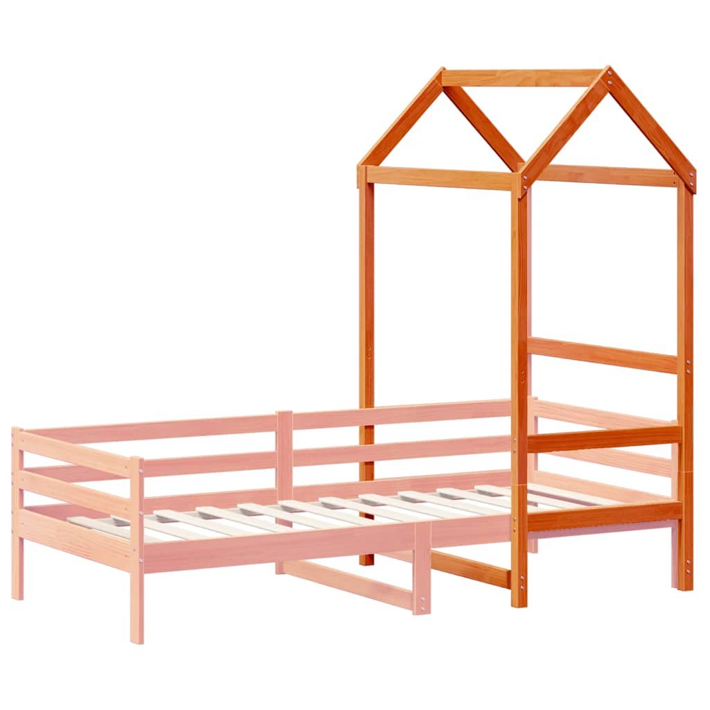 stel til husseng 98x70x176,5 cm massivt fyrretræ gyldenbrun