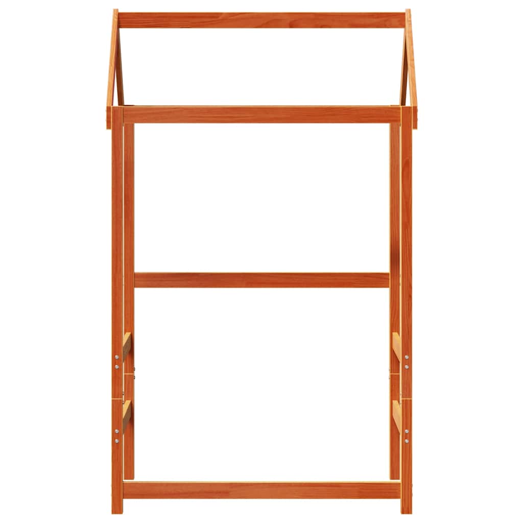 stel til husseng 98x70x176,5 cm massivt fyrretræ gyldenbrun