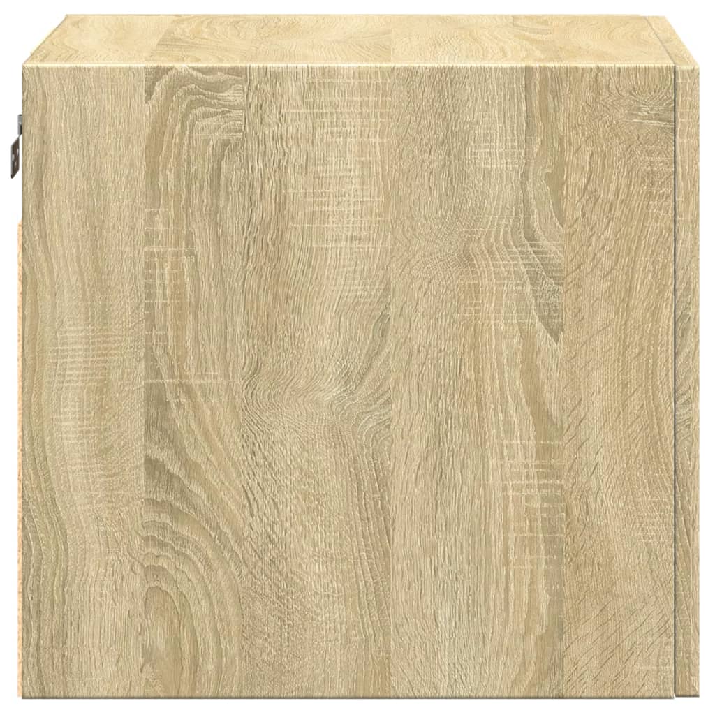 vægskab 40x42,5x40 cm konstrueret træ sonoma-eg