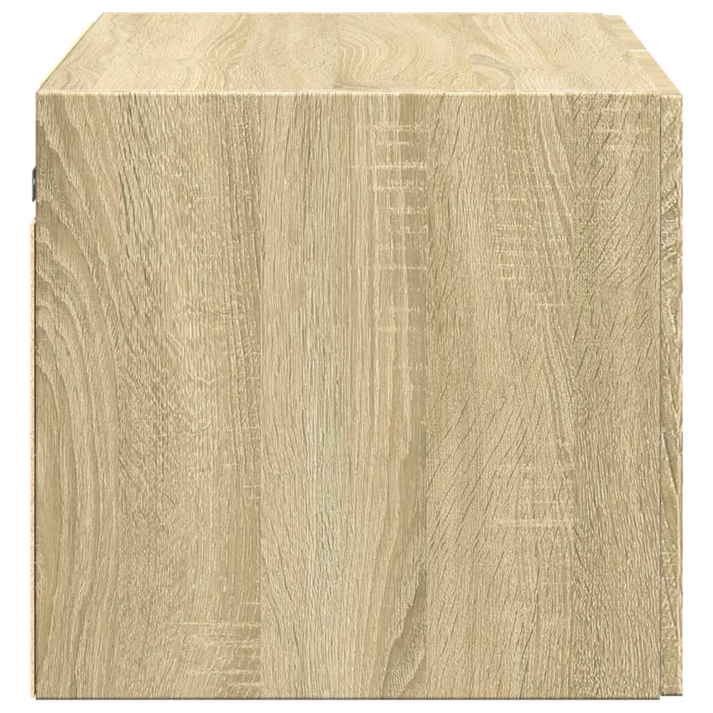 vægskab 70x42,5x40 cm konstrueret træ sonoma-eg