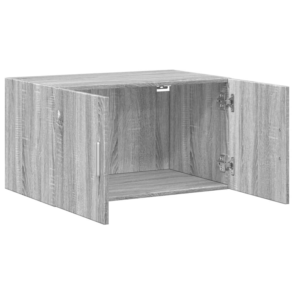 vægskab 70x42,5x49 cm konstrueret træ grå sonoma-eg
