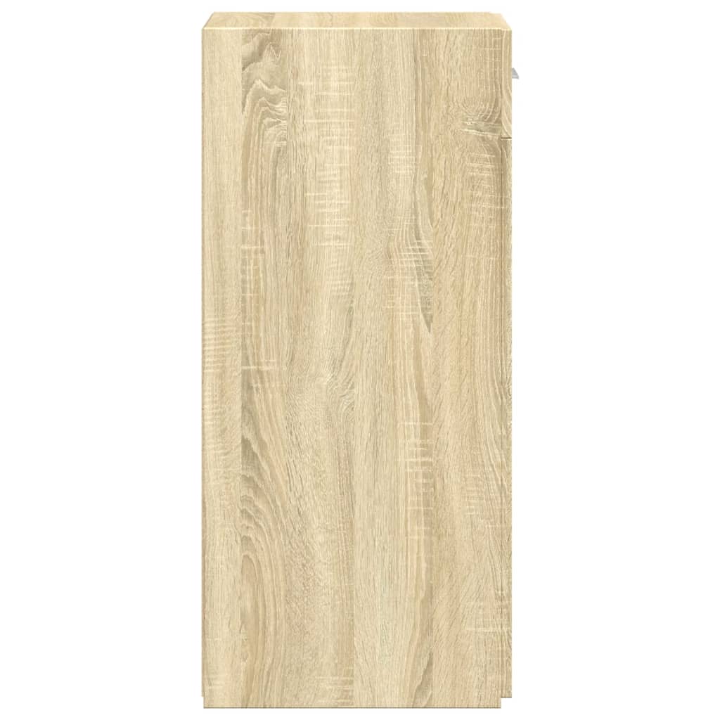 reol 30x42,5x93 cm konstrueret træ sonoma-eg