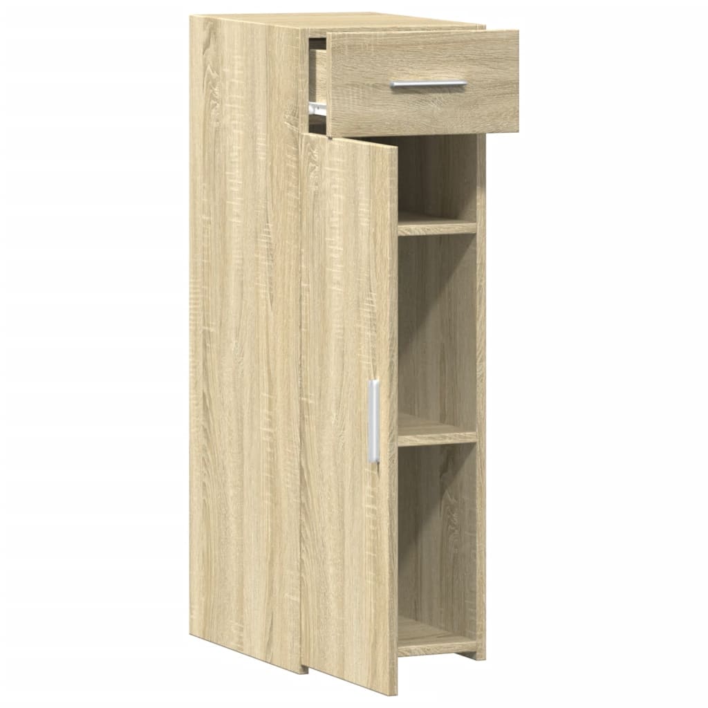 reol 30x42,5x93 cm konstrueret træ sonoma-eg