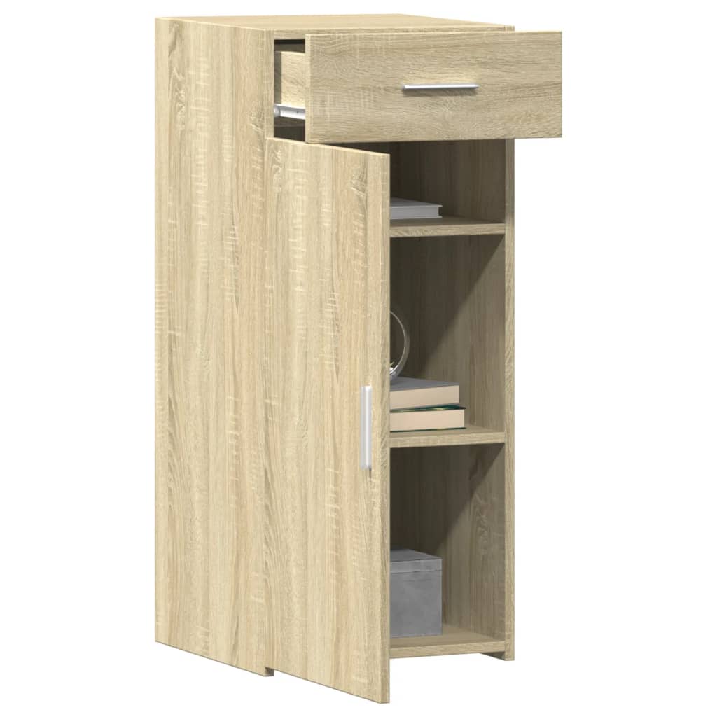 skab 40x42,5x93 cm konstrueret træ sonoma-eg