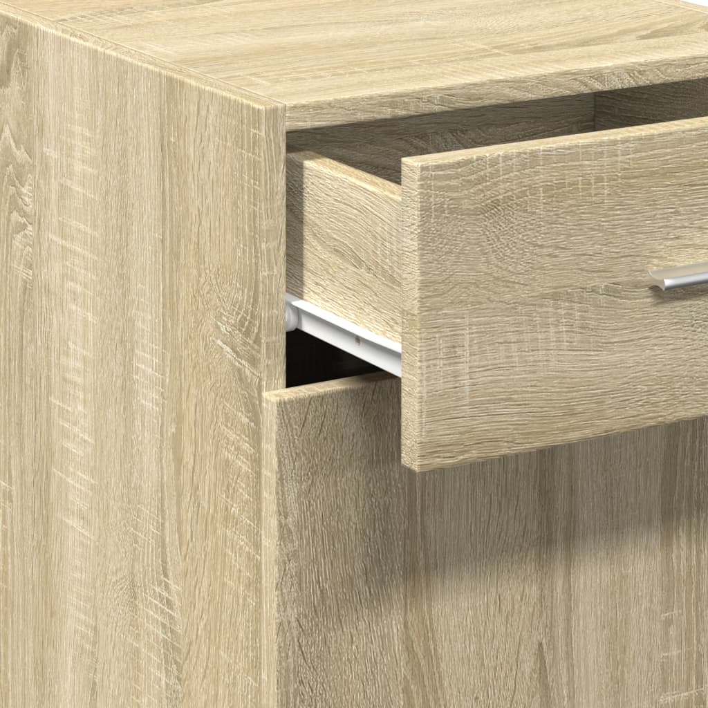 skab 40x42,5x93 cm konstrueret træ sonoma-eg