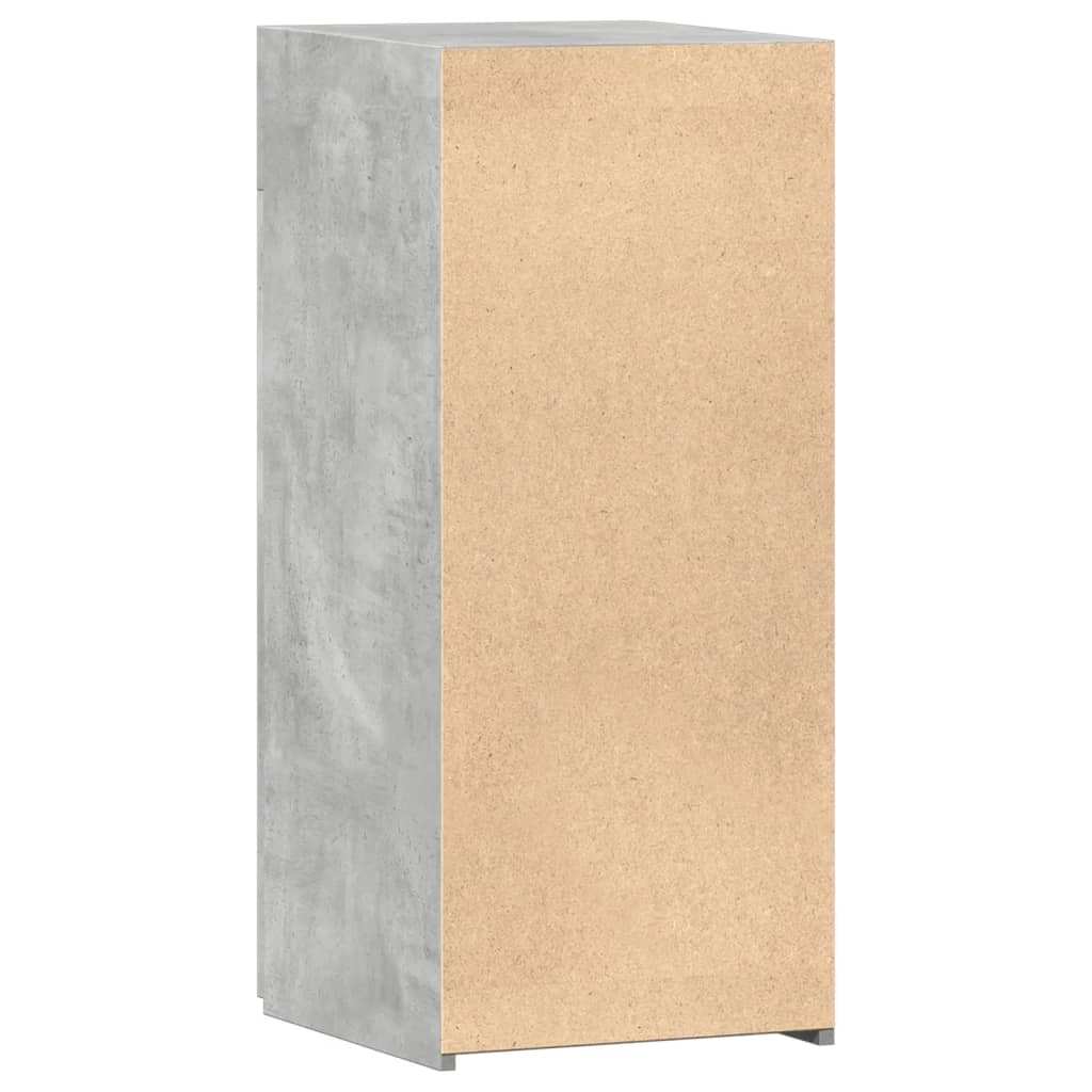 skab 40x42,5x93 cm konstrueret træ betongrå