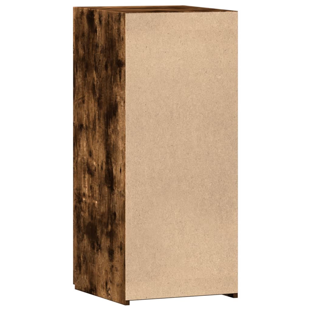 skab 40x42,5x93 cm konstrueret træ røget egetræsfarve