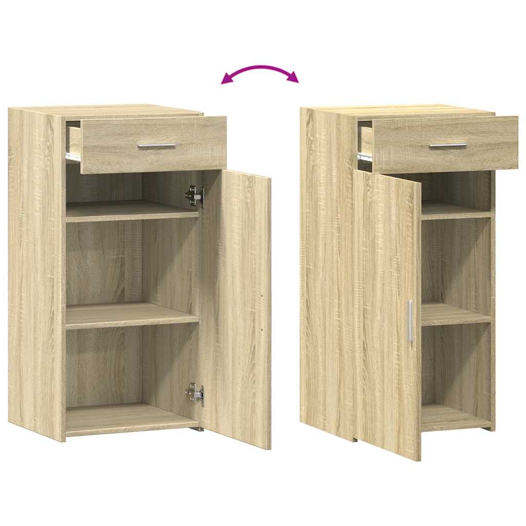 skab 45x42,5x93 cm konstrueret træ sonoma-eg