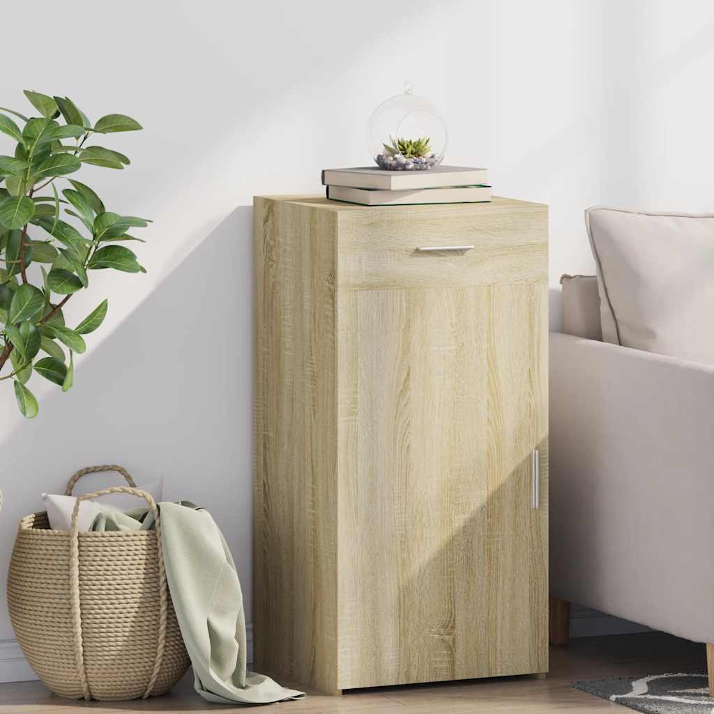 skab 45x42,5x93 cm konstrueret træ sonoma-eg