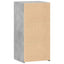 skab 45x34x93 cm konstrueret træ betongrå