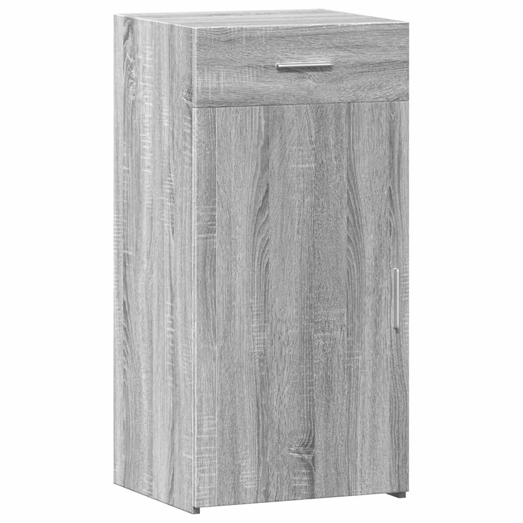 skab 45x42,5x93 cm konstrueret træ grå sonoma-eg