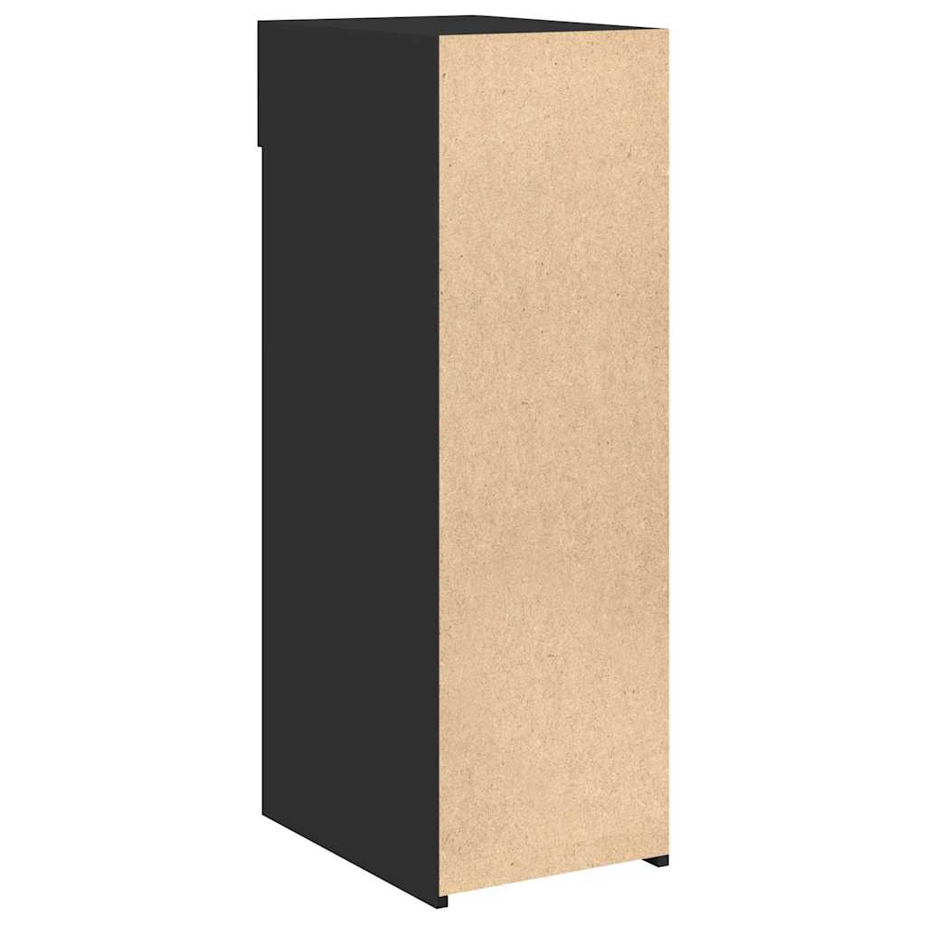 skab 30x42,5x93 cm konstrueret træ sort