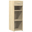reol 30x42,5x93 cm konstrueret træ sonoma-eg