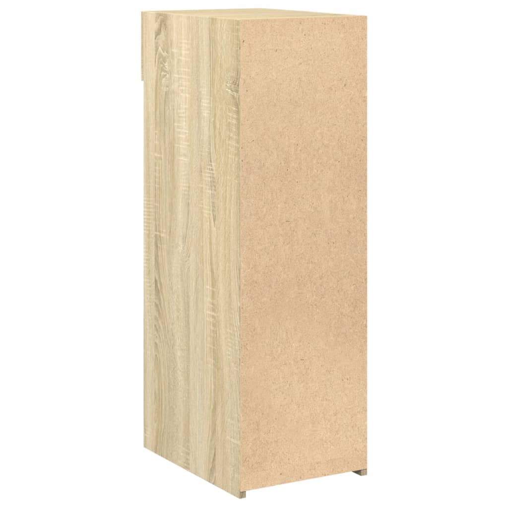 reol 30x42,5x93 cm konstrueret træ sonoma-eg