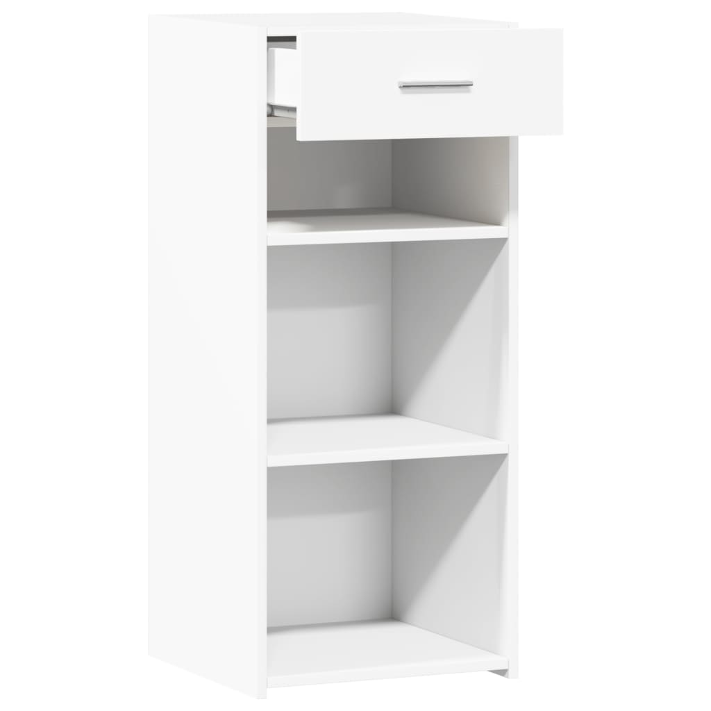 skænk 40x42,5x93 cm konstrueret træ hvid
