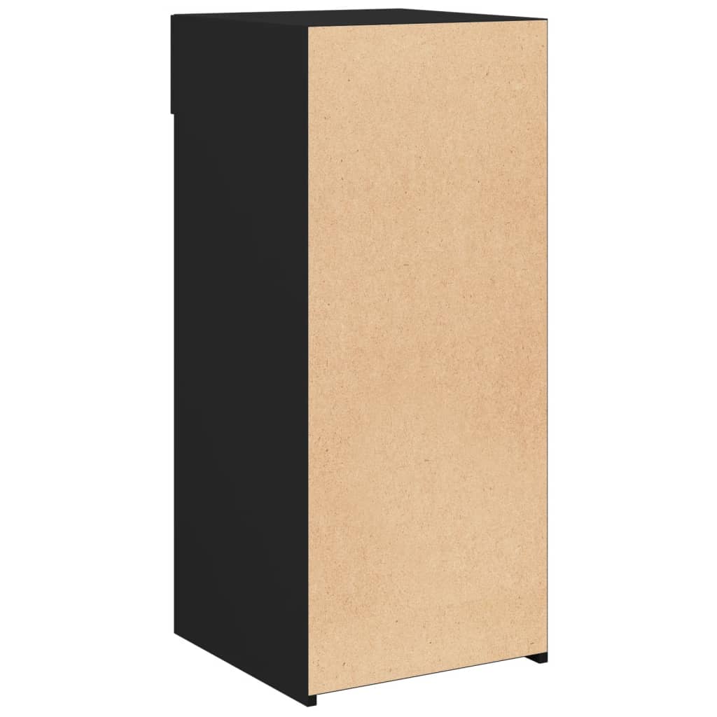skab 40x42,5x93 cm konstrueret træ sort