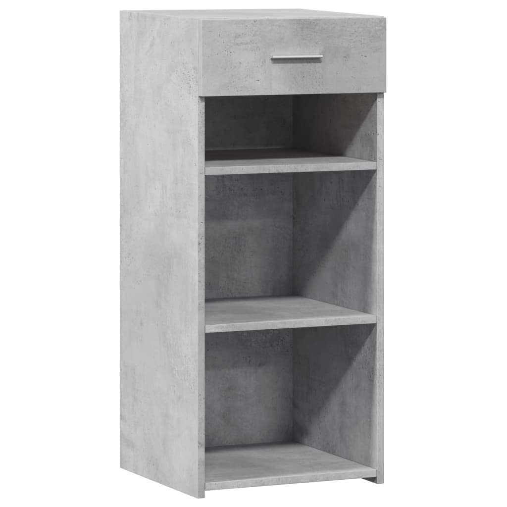 skab 40x42,5x93 cm konstrueret træ betongrå