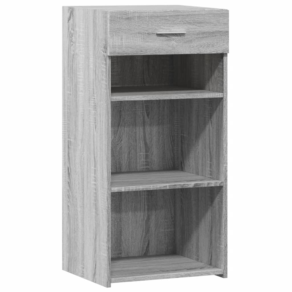 skab 45x42,5x93 cm konstrueret træ grå sonoma-eg