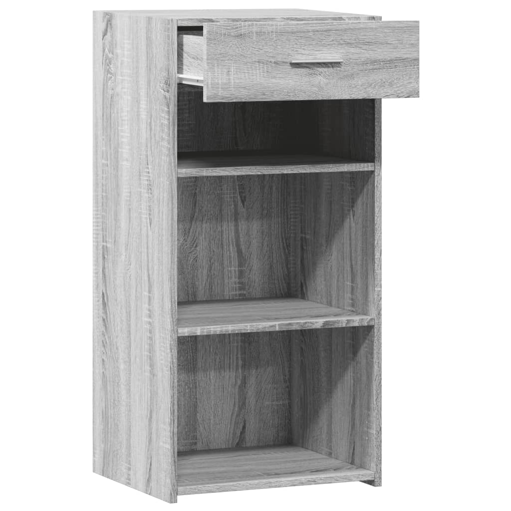 skab 45x42,5x93 cm konstrueret træ grå sonoma-eg