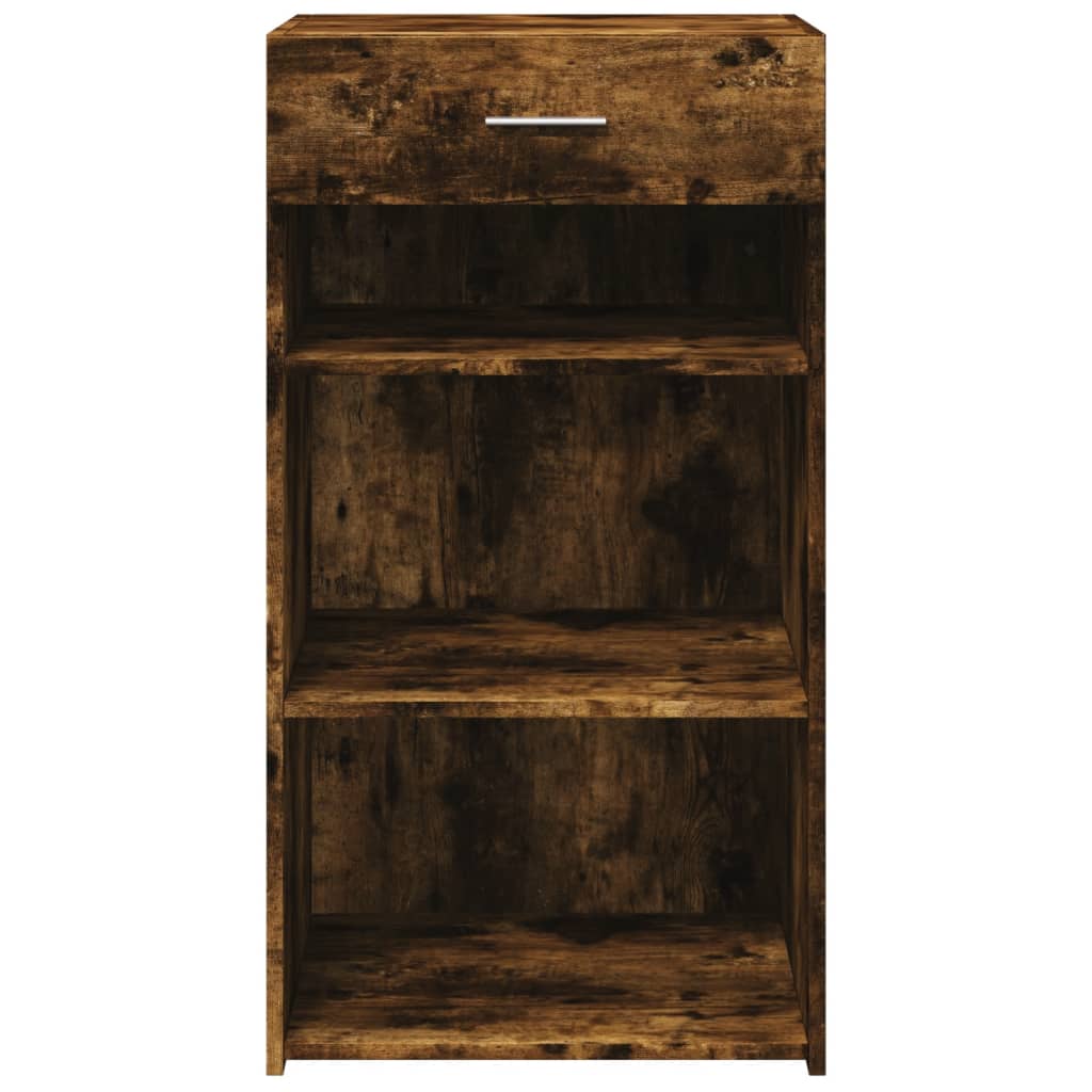 skab 50x42,5x93 cm konstrueret træ røget egetræsfarve