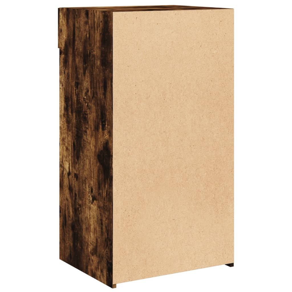 skab 50x42,5x93 cm konstrueret træ røget egetræsfarve