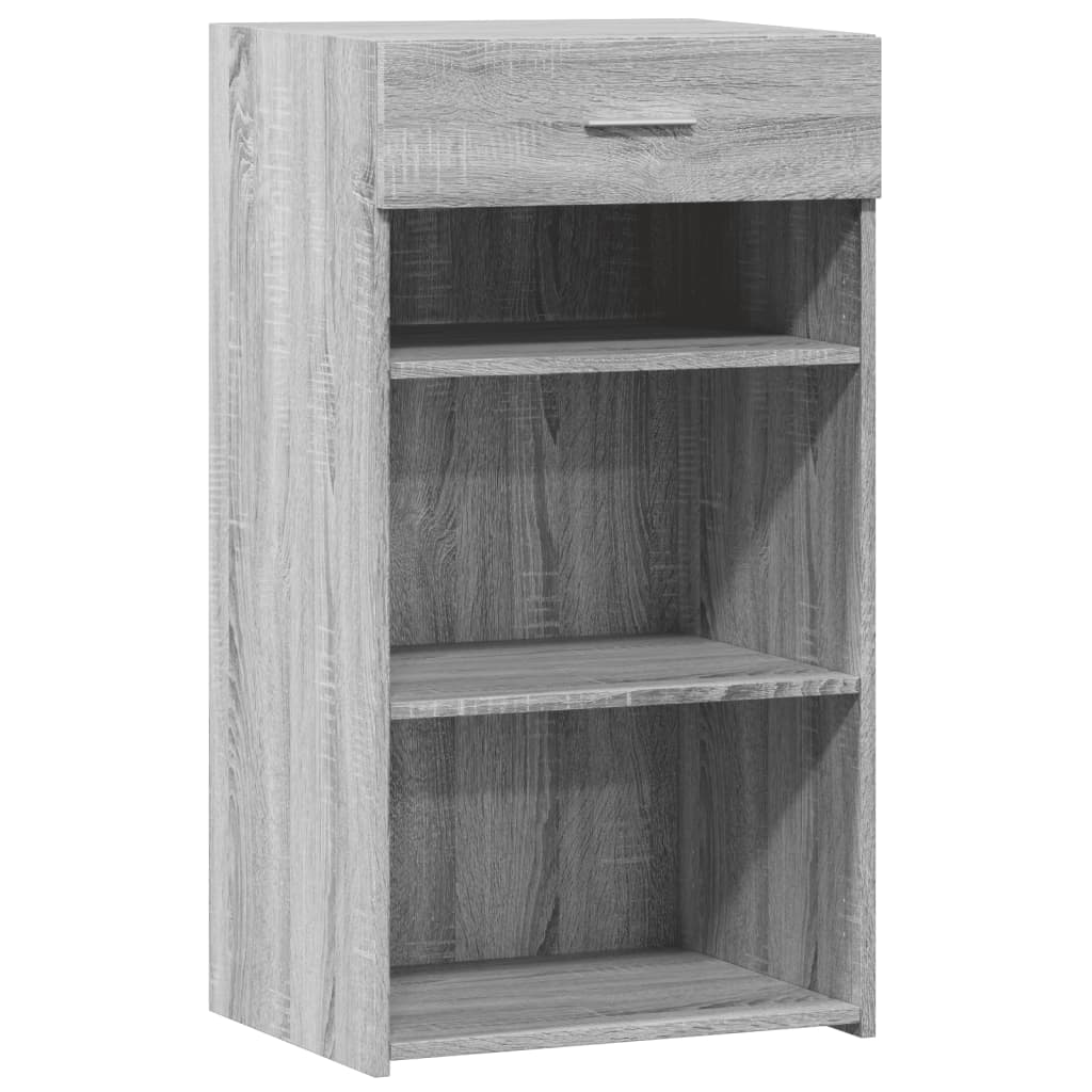 skab 50x42,5x93 cm konstrueret træ grå sonoma-eg