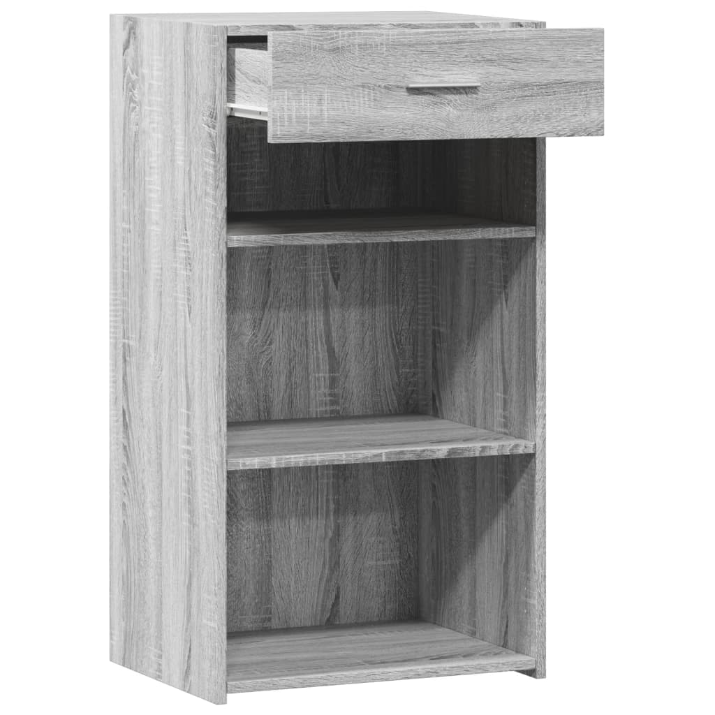 skab 50x42,5x93 cm konstrueret træ grå sonoma-eg