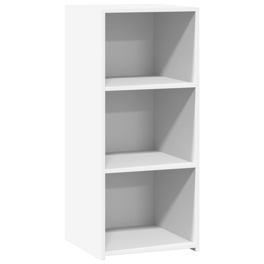 reol 40x41x93 cm konstrueret træ hvid