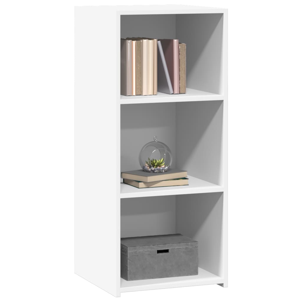 reol 40x41x93 cm konstrueret træ hvid