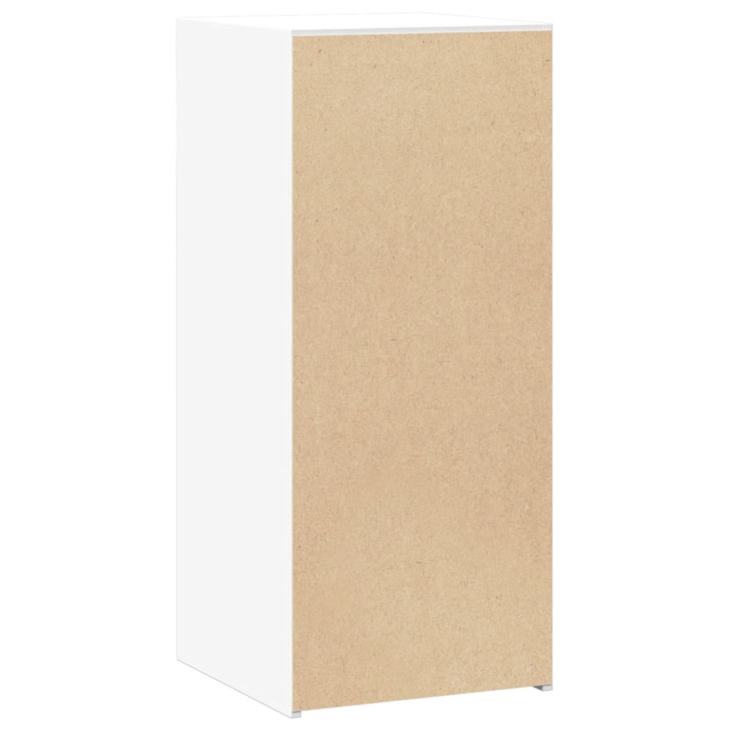 reol 40x41x93 cm konstrueret træ hvid