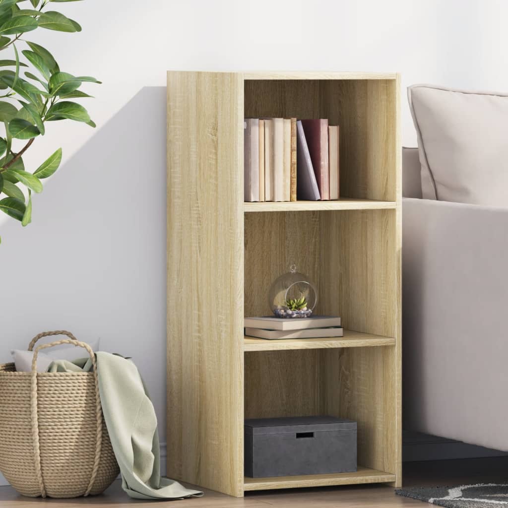 reol 40x41x93 cm konstrueret træ sonoma-eg