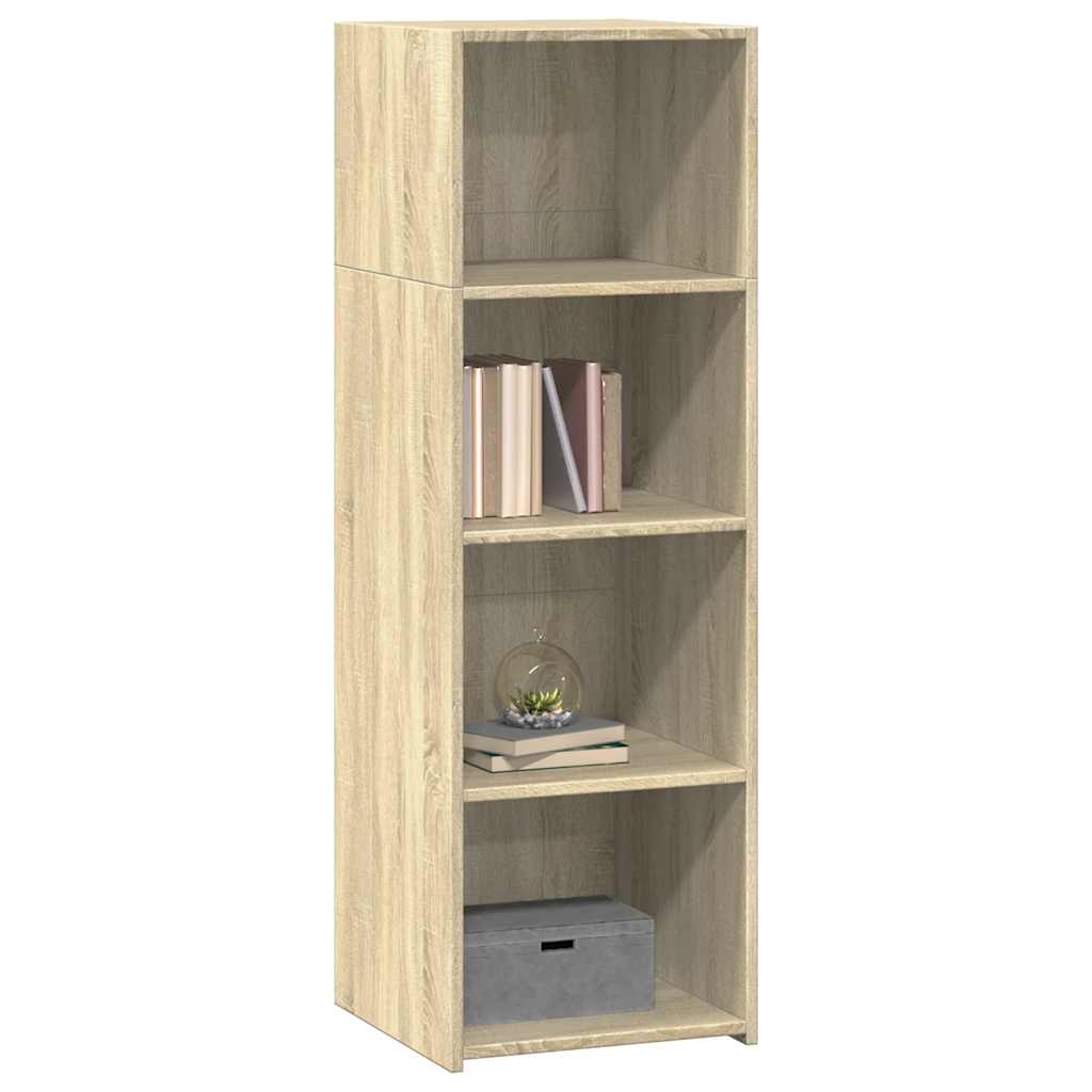 reol 40x41x124 cm konstrueret træ sonoma-eg
