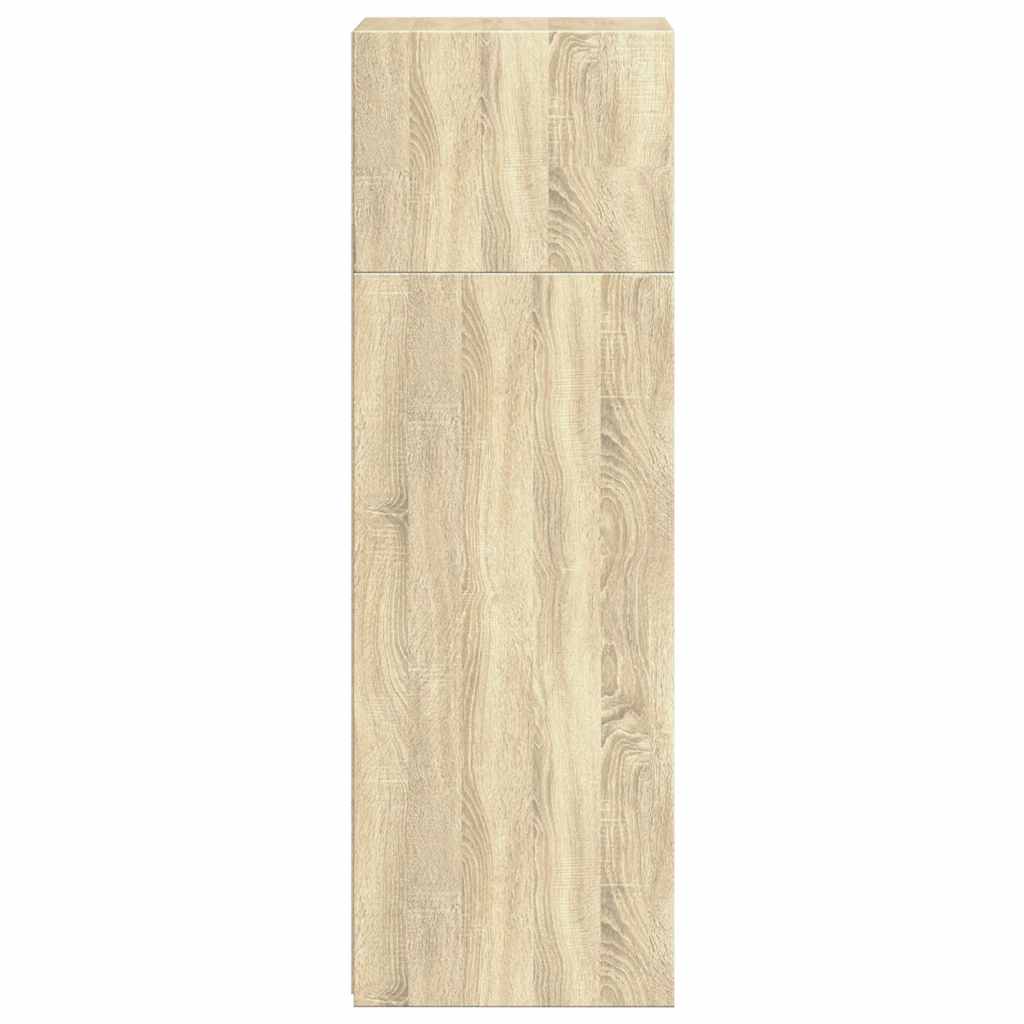 reol 40x41x124 cm konstrueret træ sonoma-eg