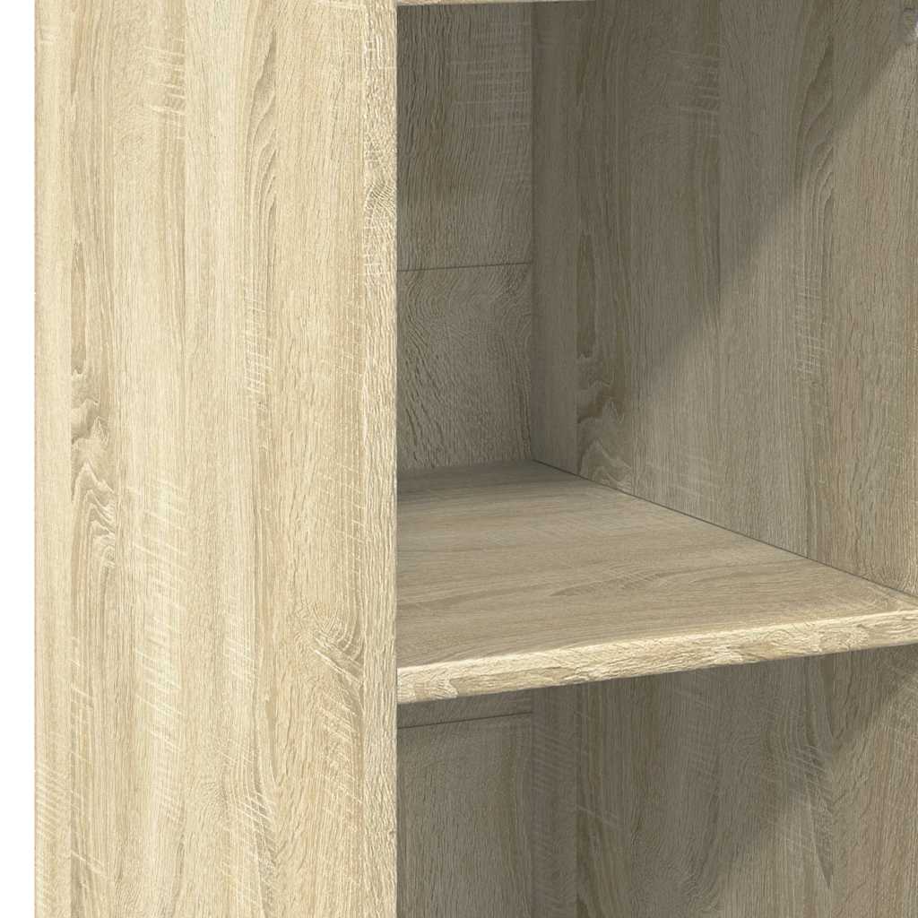reol 40x41x124 cm konstrueret træ sonoma-eg