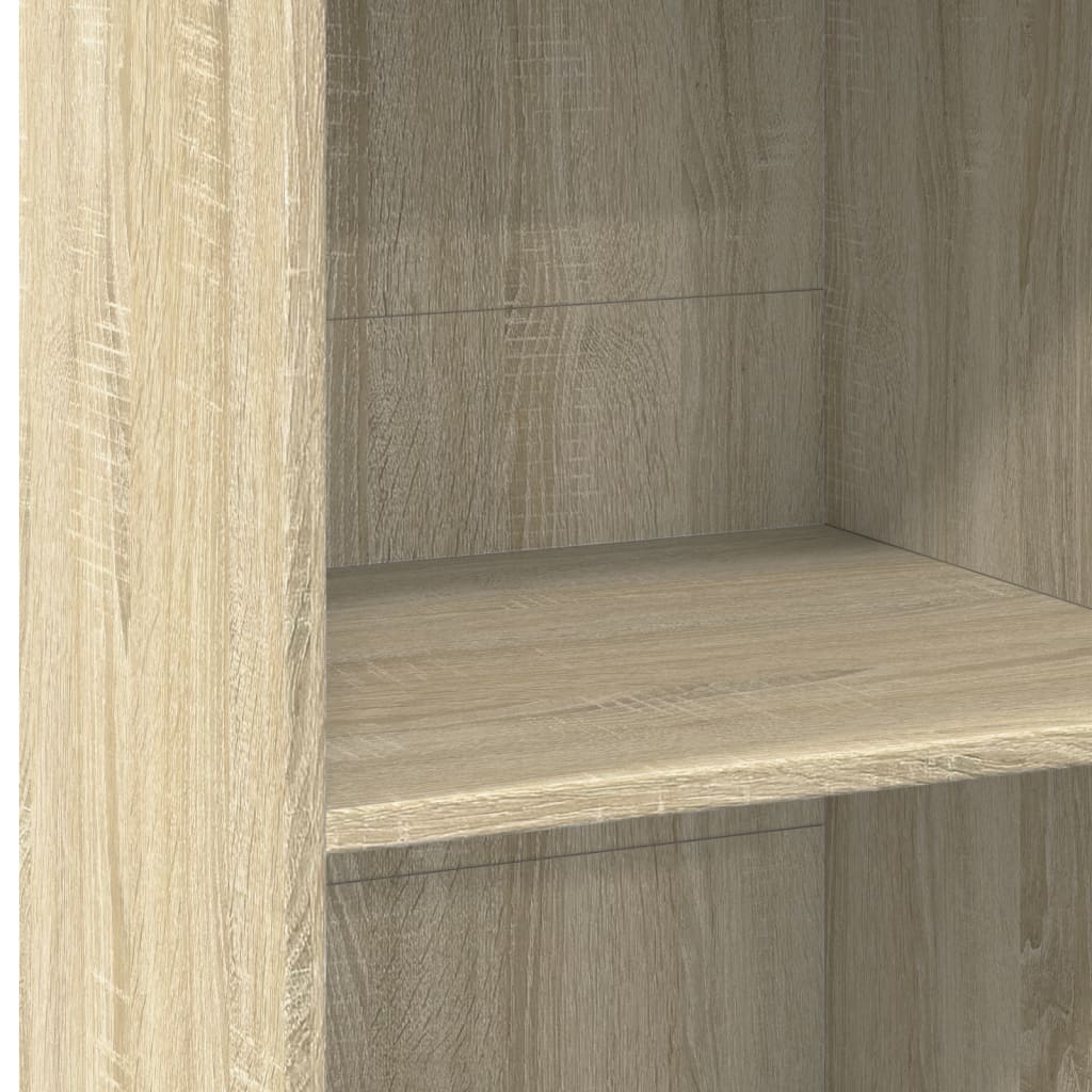 reol 50x41x124 cm konstrueret træ sonoma-eg