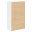 reol 70x41x124 cm konstrueret træ hvid