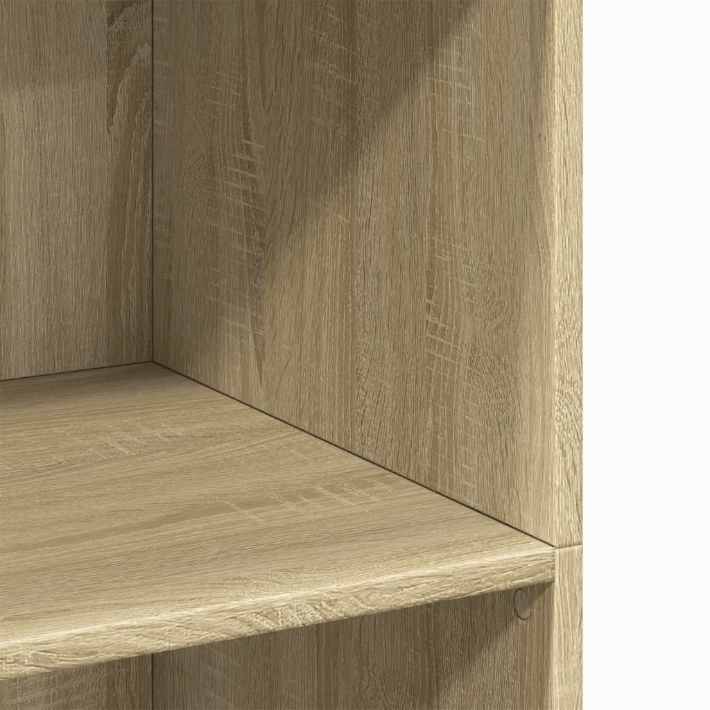 reol 70x41x124 cm konstrueret træ sonoma-eg