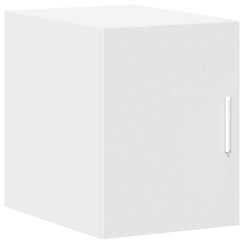 skab 30x42,5x225 cm smalt konstrueret træ hvid