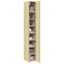 skab 30x42,5x225 cm smalt konstrueret træ sonoma-eg