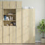 skab 30x42,5x225 cm smalt konstrueret træ sonoma-eg