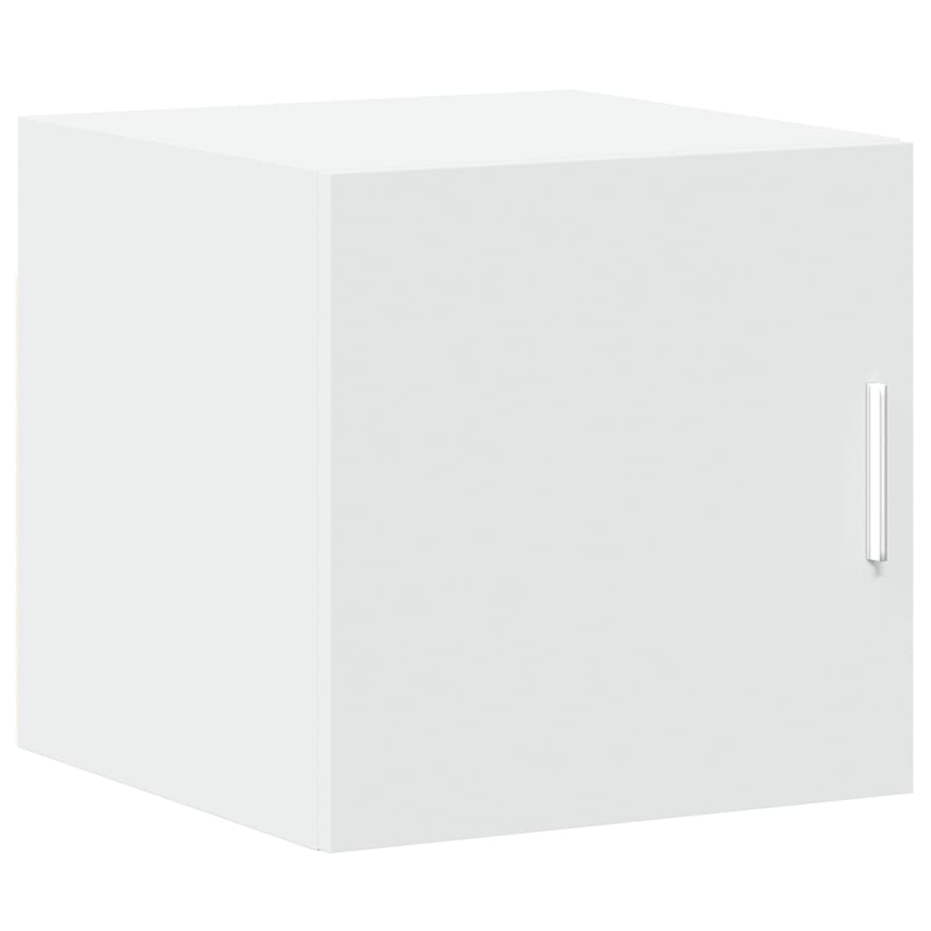 skab 40x42,5x225 cm smalt konstrueret træ hvid