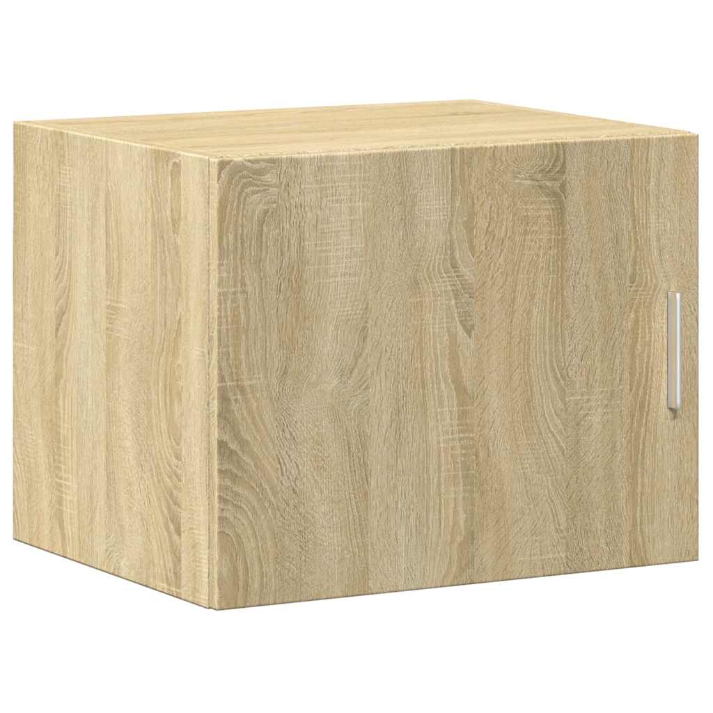 skab 50x42,5x225 cm smalt konstrueret træ sonoma-eg