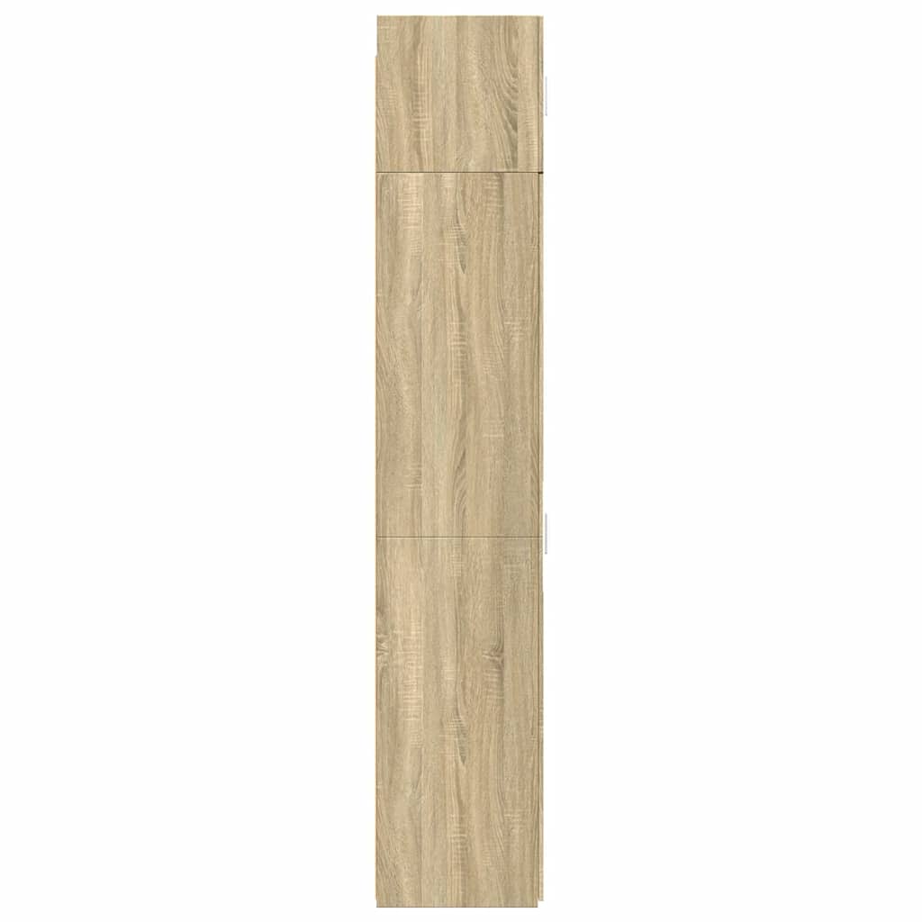 skab 50x42,5x225 cm smalt konstrueret træ sonoma-eg