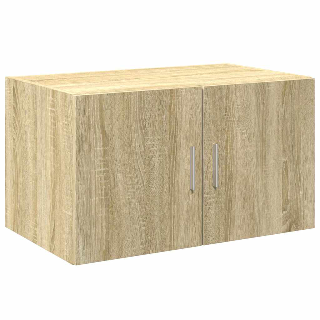 skab 70x42,5x225 cm smalt konstrueret træ sonoma-eg