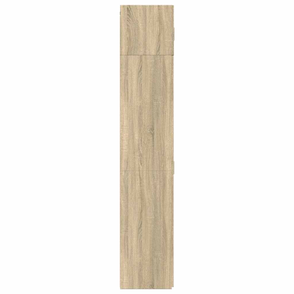 skab 70x42,5x225 cm smalt konstrueret træ sonoma-eg