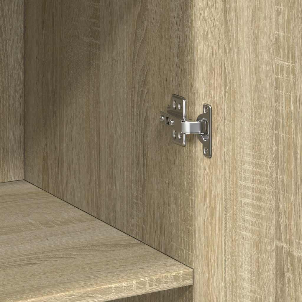 skab 70x42,5x225 cm konstrueret træ sonoma-eg