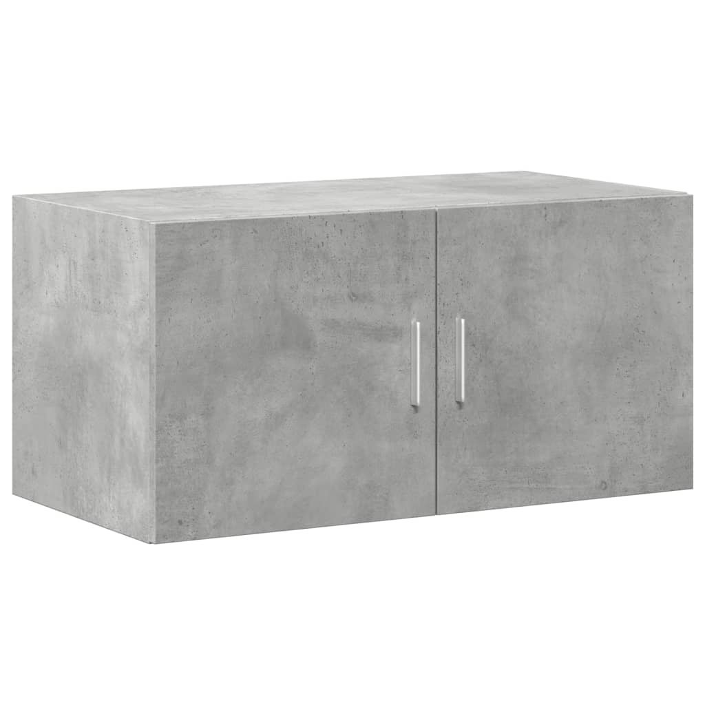 skab 80x42,5x225 cm konstrueret træ betongrå