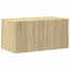 skab 80x42,5x225 cm konstrueret træ sonoma-eg