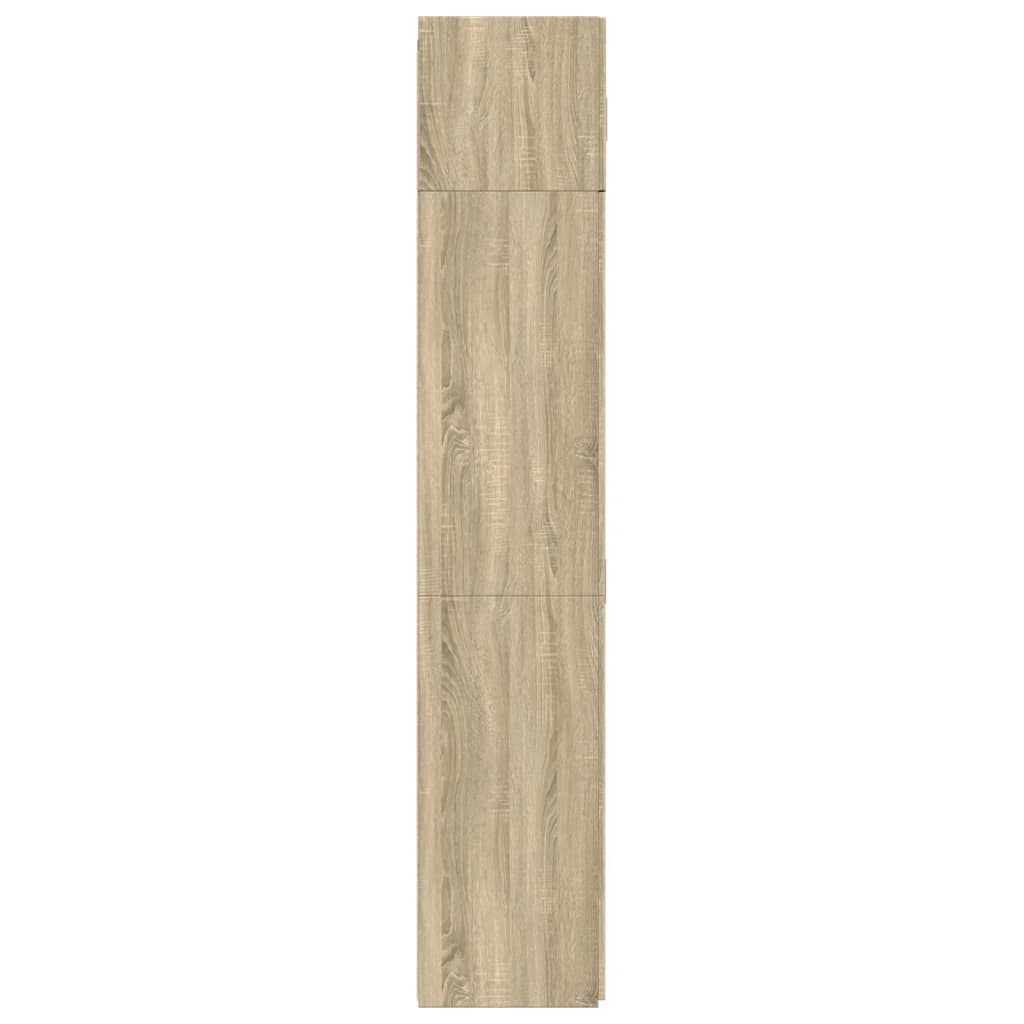 skab 80x42,5x225 cm konstrueret træ sonoma-eg